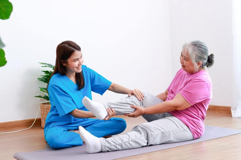 Physical therapy at home provides needed health and mobility support to aging seniors.