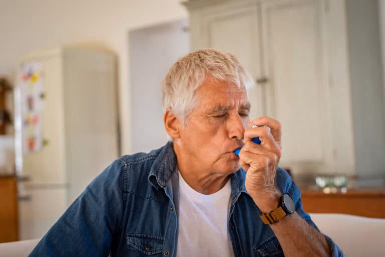 Senior home care helps seniors monitor breathing changes and stay proactive.